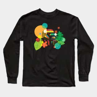 Organic Abstraction Long Sleeve T-Shirt